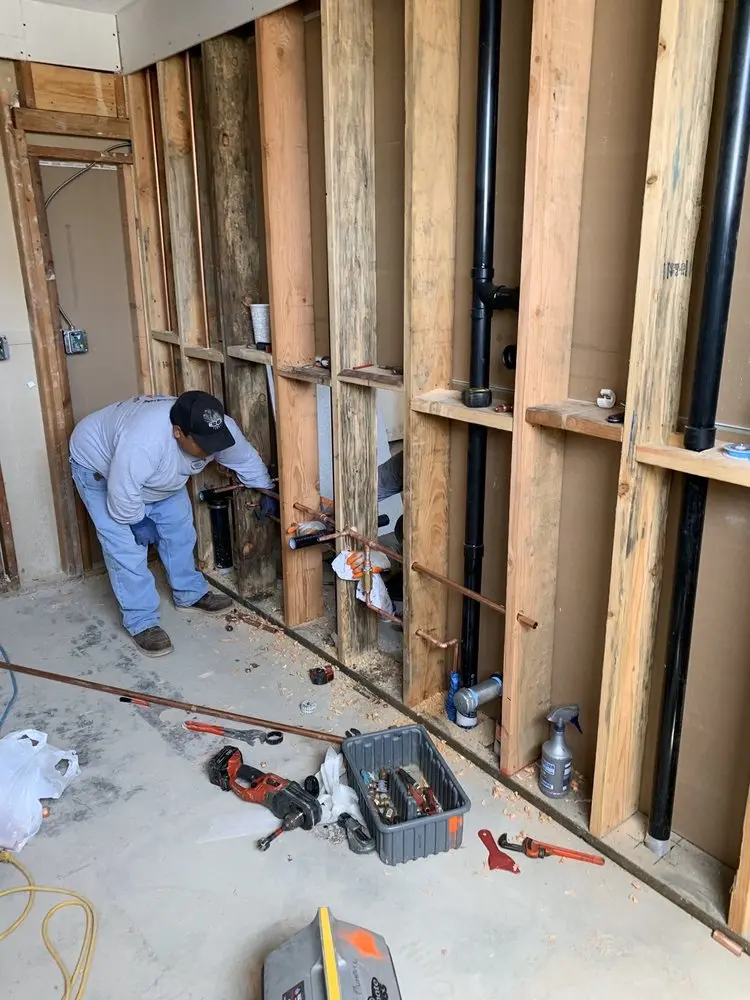 Commercial rough-in plumbing for Water Heater Replacement in Trotters Ridge